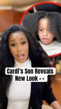 Cardi’s Son Reveals New Look #shorts #cardib #braids