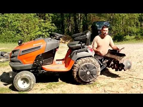 Agri Fab Disc Harrow Attachment For Your Garden Tractor. A Review And Demonstration