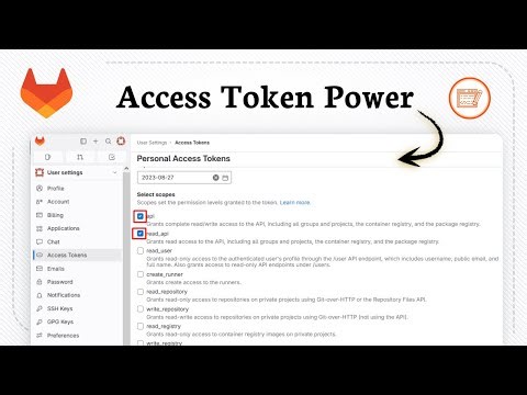 How to create a GitLab personal access token