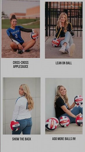 Volleyball Senior Picture Poses You’ll Actually Want to Try 🏐 | Senior Photography Tips