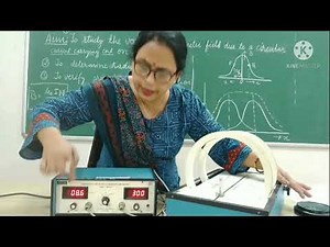 Magnetic field due to circular current carrying coil and Helmholtz coil