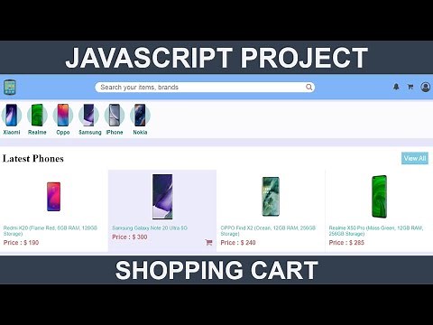 How to make Shopping Cart using HTML CSS and JavaScript