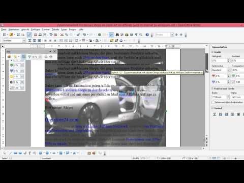 OpenOffice Text in Bild einfügen