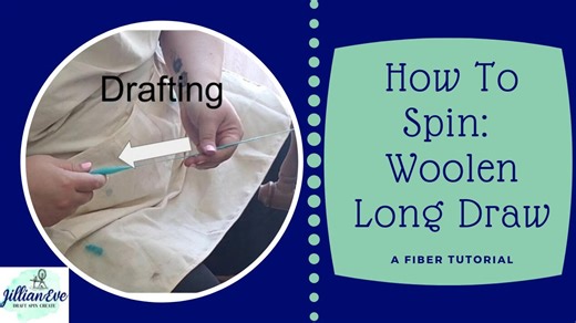 Long Draw Spinning Technique Using Rolags