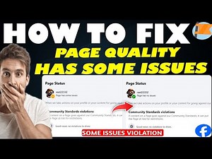 How to Fix 'Page Has Some Issues' on Facebook 2025 | Resolve Page Quality Issues (NEW TRICK)