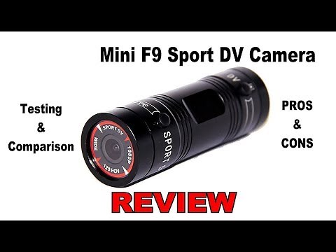 🔥 REVIEW: Mini F9 Sports DV Camera. Unboxing, Testing and Comparison. Live Hunting Footage!