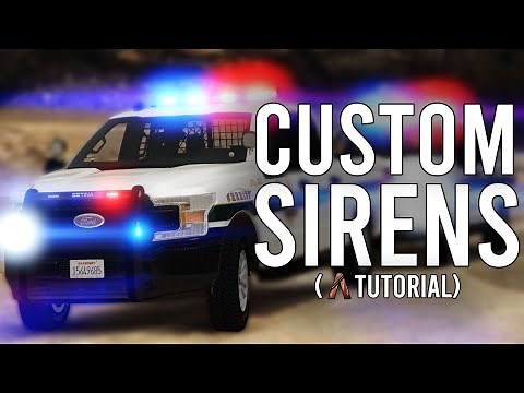 How to Install Custom Siren Packs into FiveM (GTA 5 RP) [2021]!
