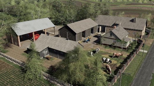 COWS BARN OLD V1.1 - FS19 mod - FS19.net
