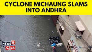 #CycloneMichaung: Wind speed reached 80-100 kmph as the cyclone is all set to make landfall in Andhra Pradesh. News18 brings #exclusive visuals from the Bapatla region, the epicenter of the cyclone. News18 speaks to Dr. Mrutyunjay Mohapatra, DGM, IMD about the current status of the cyclone #CycloneMichaung #Cyclone #Chennai #TamilNadu #AndhraPradesh #ChennaiRains #RainsInChennai #IMD #alert #redalert #Rains #ChennaiWeather #AndhraPradeshWeather #IndiaNews | News18 | Facebook