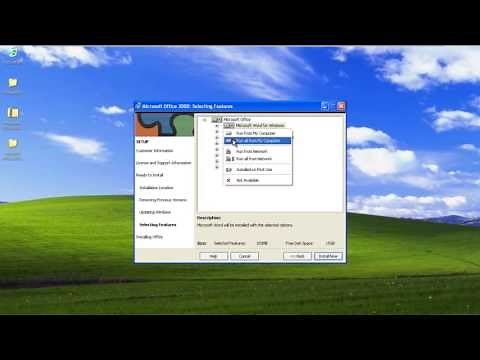 How to Install Microsoft Access 2000