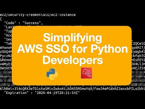 Simplying AWS SSO Credentials for Python Developers