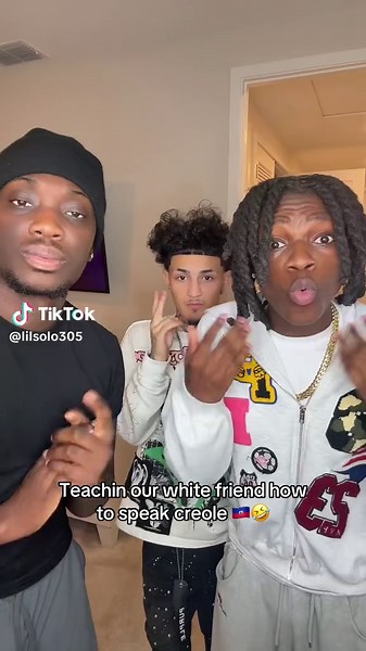 Teachin our white friend how to speak creole 🇭🇹🤣#haitiantiktok #fyp @Terry Reloaded @The.real.c3