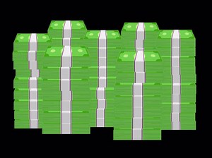 Download money pile of money bundles stack of banknotes in a row transparent background for free
