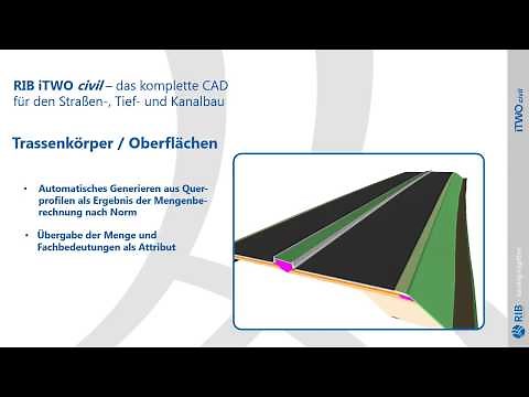 RIB Civil | CAD für den Straßen- und Tiefbau