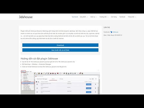 How to install 3DSHOUSE_DYNAMIC plugin for SKETCHUP