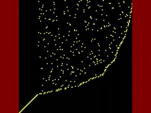 ソートアルゴリズムの視覚化（１）バブルソート