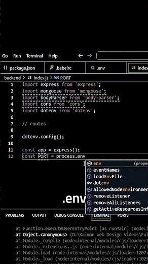 How to Use Environment Variables in Node.js with .env File