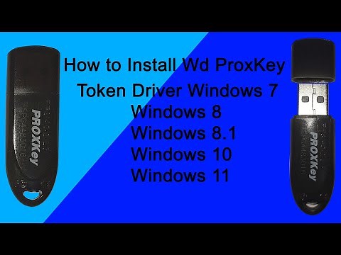 How to install WD Proxkey Token Driver Windows 7, Windows 8, Windows 8.1 and Windows 10