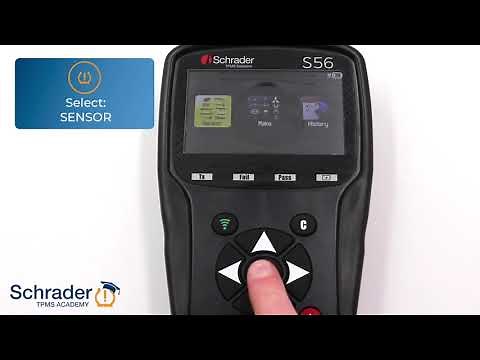 How to program a Schrader EZ-sensor using the S56 TPMS tool
