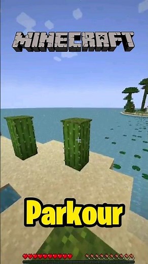 How to do Minecraft parkour like a pro #minecraft