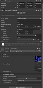 Decals Not Working Right in Runtime