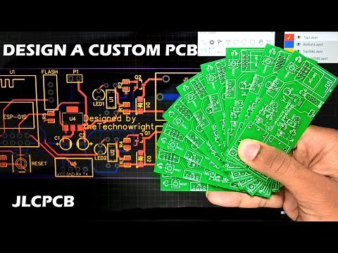 How to design a custom PCB using EasyEDA || JLCPCB Review