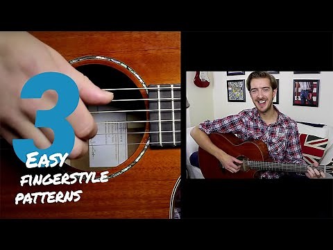 3 EASY Fingerstyle Guitar Patterns For Beginners - Part 1