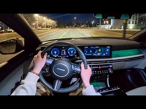 2025 Hyundai Tucson Hybrid Limited - POV Night Drive (Binaural Audio)