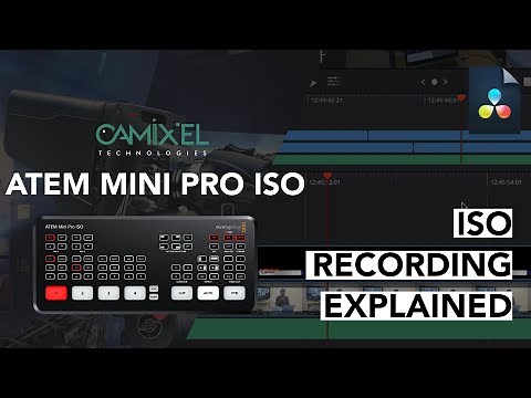 ATEM Mini Pro ISO | ISO RECORDING & DaVinci Resolve Project File
