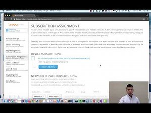 HPE Aruba Networks Central - How to add license to a device?