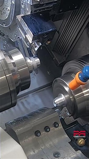 Titanium Multitasking Machining on Nakamura-Tome SC-100X² #cncmachining #cncturning #aerospace