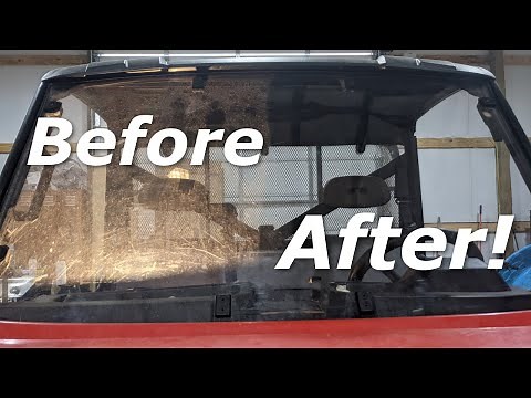 How to Remove Scratches From a UTV Windshield