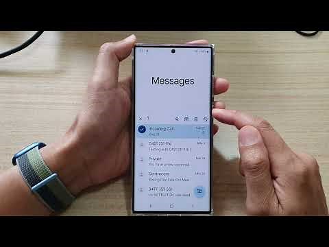 Galaxy S22/S22+/Ultra: How to Delete Text Messages