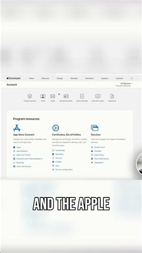Publishing Apps: Apple Developer Account Explained #shorts