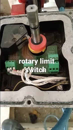 rotary limit switch setting