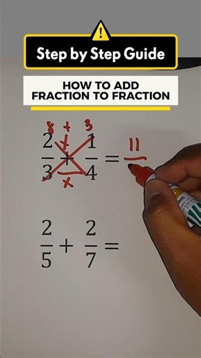 Ultimate Tricks to Add Fractions 😱 #mathtricks