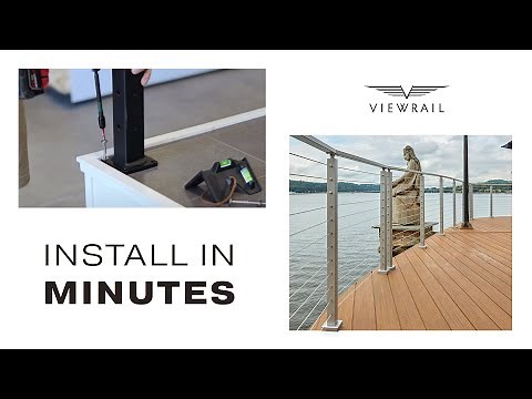 How to Install a Surface Mount Post - Viewrail Cable Railing Install (Part 1)