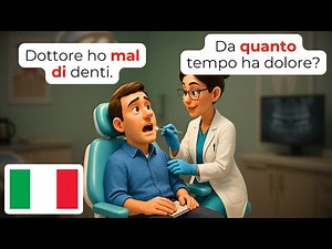 🇮🇹 Italian Dentist Visits | A1-A2 Beginner Conversations | Learn Italian Fast for Beginners