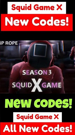 New Squid Game X Codes - New Codes For Squid Game X Roblox Codes 2025