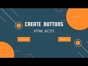 HTML Buttons | HTML CSS