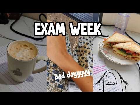 THIS EXAM WEEK WENT WRONG..💀Bad day😭study with mee for my 3rd SEM😩