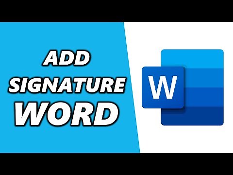 How to Add a Signature to a Word Document (2025 UPDATE)