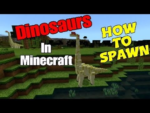 Dinosaurs In Minecraft :Chat Command Tutorial
