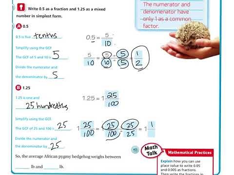 6th Grade Go Math 2.1
