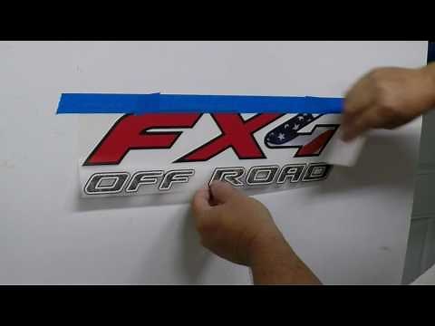 Truck Decal Installation