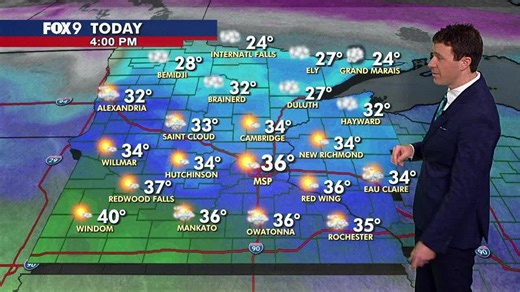 MN weather: Bright, quiet and mild Monday