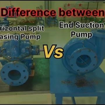 Difference between End Suction Pump and Horizontal Split Casing Pump | Centrifugal Pumps