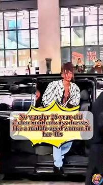 No wonder 26-year-old Jaden Smith always dresses like a middle-aged woman in her 40s#celebritynews