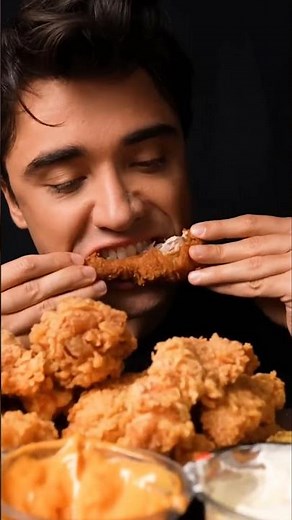 Asmr KFC Fried Chicken Eating Sound