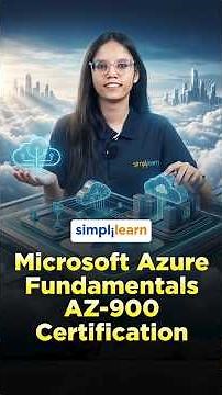 Microsoft Azure Fundamentals AZ-900 Certification | Azure AZ-900 Explained | #Shorts | #Simplilearn